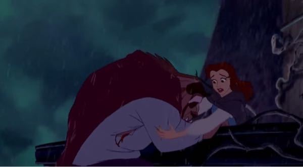 なぜ野獣が出血してるんですか ディズニーアニメ美女と野獣 Yahoo 知恵袋