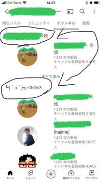 こんにちは スマホ Iphone のyoutubeでこのように登録 Yahoo 知恵袋