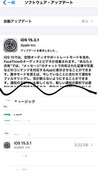 iPhoneをアップデートしたのですが、ずっと上の写真のように¨アップデートを要求しました¨で止まっています。ダウンロードできていないのかなと思って、iPhoneストレージを見て見たら下の写真を見てもらうと分かると 思うのですが、iSO15.3.1と書いたものが出てきました。
これはアップデート出来ているのでしょうか、、
語彙力なくてごめんなさい。