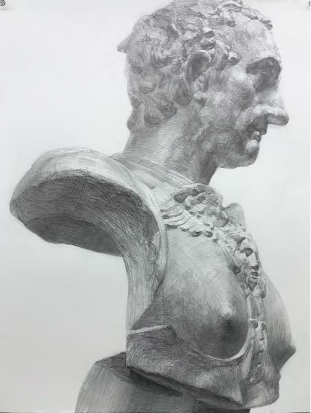 石膏デッサンの講評をお願いします。 - ガッタメラータ7時間芸大サイズ