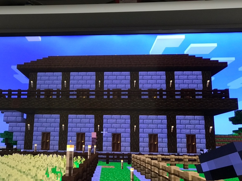 マインクラフト自身の拠点地に 村人が入れる2階建ての家を建ててみました 今 Yahoo 知恵袋