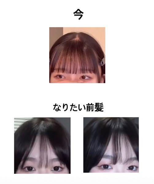 前髪についてです 今少し重めのぱっつんなんですけど薄めのサイ Yahoo 知恵袋