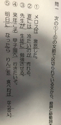 この問題はこの文から助詞と助動詞を見つけろという問題なのですが 見つけ方がわ Yahoo 知恵袋