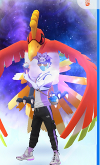 ポケモンgoジョウトツアーのチケット購入者ですが このホウオウはど Yahoo 知恵袋