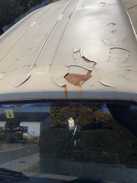 車の自家塗装について 画像の様に天井に塗装剥がれと錆が見当たり Yahoo 知恵袋