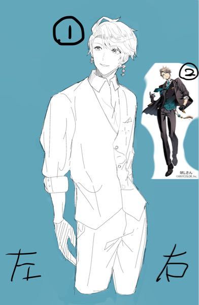 このイラストを見てほしいです 私が描いたのはにじさんじ所属甲斐田晴のろ Yahoo 知恵袋