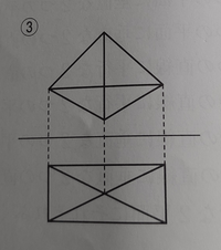 中学数学の空間図形の問題です この投影図はどんな立体を表していますか と Yahoo 知恵袋