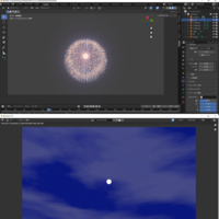 Blender3 1で花火を作ってみたのですがレンダー 画像をレン Yahoo 知恵袋