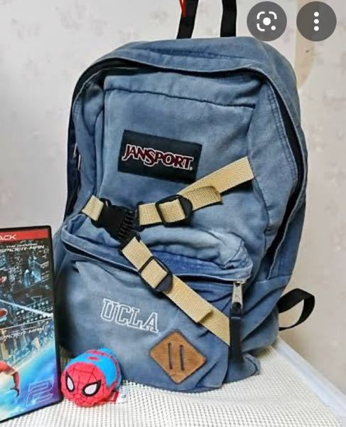 このスパイダーマンが使っているJANSPORTのリュックの型番がなにか分