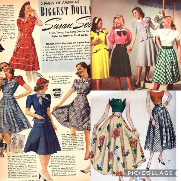 1940年代のヨーロッパの女性が着るような服が好きです このようなテイストの Yahoo 知恵袋