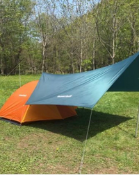 教えてください。モンベルミニタープHXとクロノスドーム2の小川張りで  