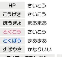 ポケモン剣盾について質問です ポケモンのステータスで さいこう などを Yahoo 知恵袋