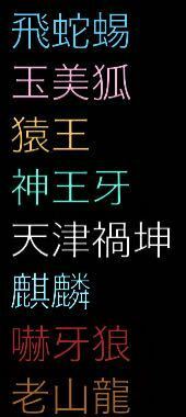 【モンスターハンター】 この画像の漢字は、あるモンスター達を漢字にしたもの(適当)です。なんのモンスターか当ててください！！！2回目です！
