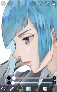 プロクリエイトでこの写真のように色を塗りたいのですがどのような方法で塗ればい Yahoo 知恵袋