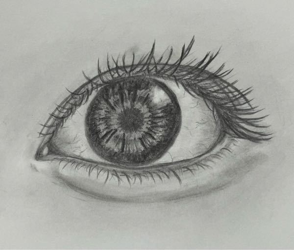 2回目の目のデッサンです なんかバランスが悪いような気がします 改善点 Yahoo 知恵袋