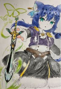 前に書いた下書きから イラストを完成してしました 何か添削点があればお願 Yahoo 知恵袋