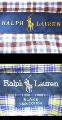 ラルフローレンのタグについて教えて下さい。 - 白と金のRalph