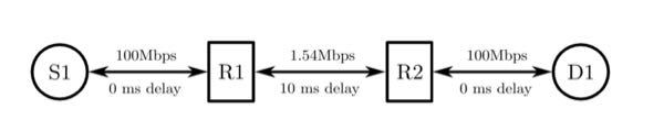 TCPのネットワークに関する質問です。 ネットワークシュミレーションをする際に帯域幅と伝播遅延のの関係を教えてください。 この値を変えていくと実行できない時があります。