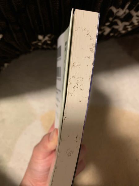 本を地面に落として紙の部分が汚れてしまっのですが、この汚れを落とす方法はありますか?