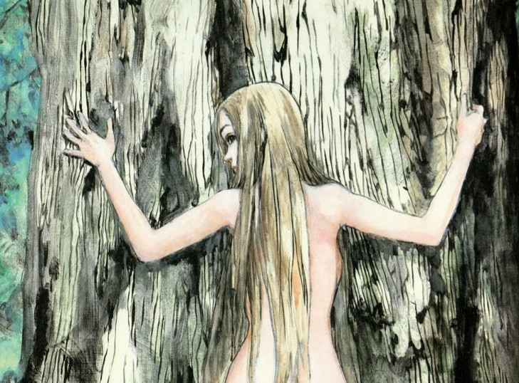 【大喜利】まいくNHです。 . あのー、 なんで貴女は、裸で大木にしがみついているんですか？(・_・) ［例］ 「判らない？これこそが真の芸術、『セミ・◯ード』というものなのよ。」 「写真集...