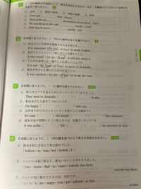 English Grammar 24のp39の答えを教えて欲しいです よろしくお願いします