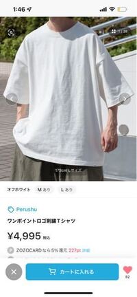 急募です 身長170センチの男です このペルーシュのtシャツ Yahoo 知恵袋