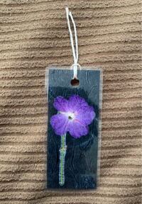 押し花でしおりを作りました 正直どう思いますか 綺麗に色が残 Yahoo 知恵袋