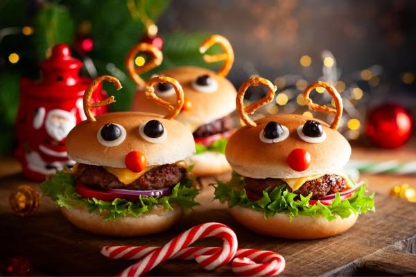 クリスマスにハンバーガーを 食べますか？