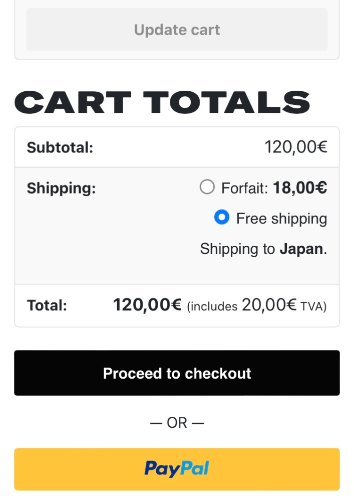 フランス語わかる方教えていただきたいです。 フランスのオンラインショッピングの最終画面で以下のような選択があります。 Forfait Free shipping どちらかを選択となっていますが、...