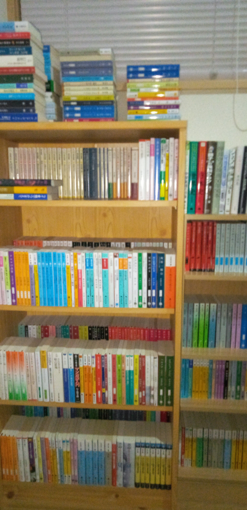 現在、読んで買った本を500冊以上、積読で買った物は100冊ぐらい 