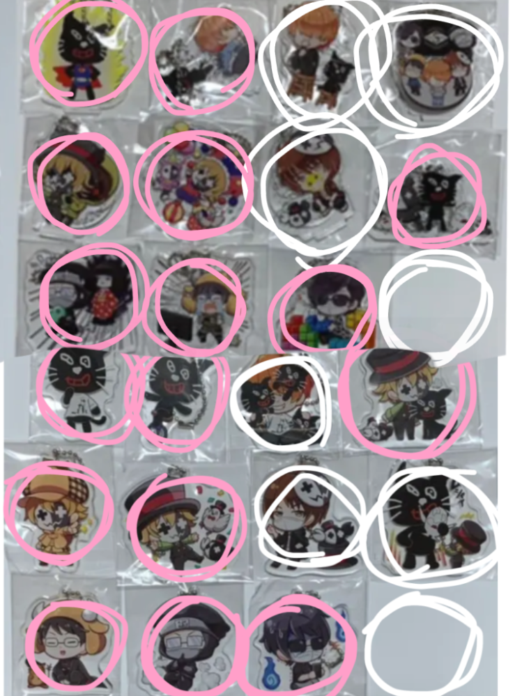 キヨレトイベントにてレベル4、レベル5のアクリルキーホルダーとアク