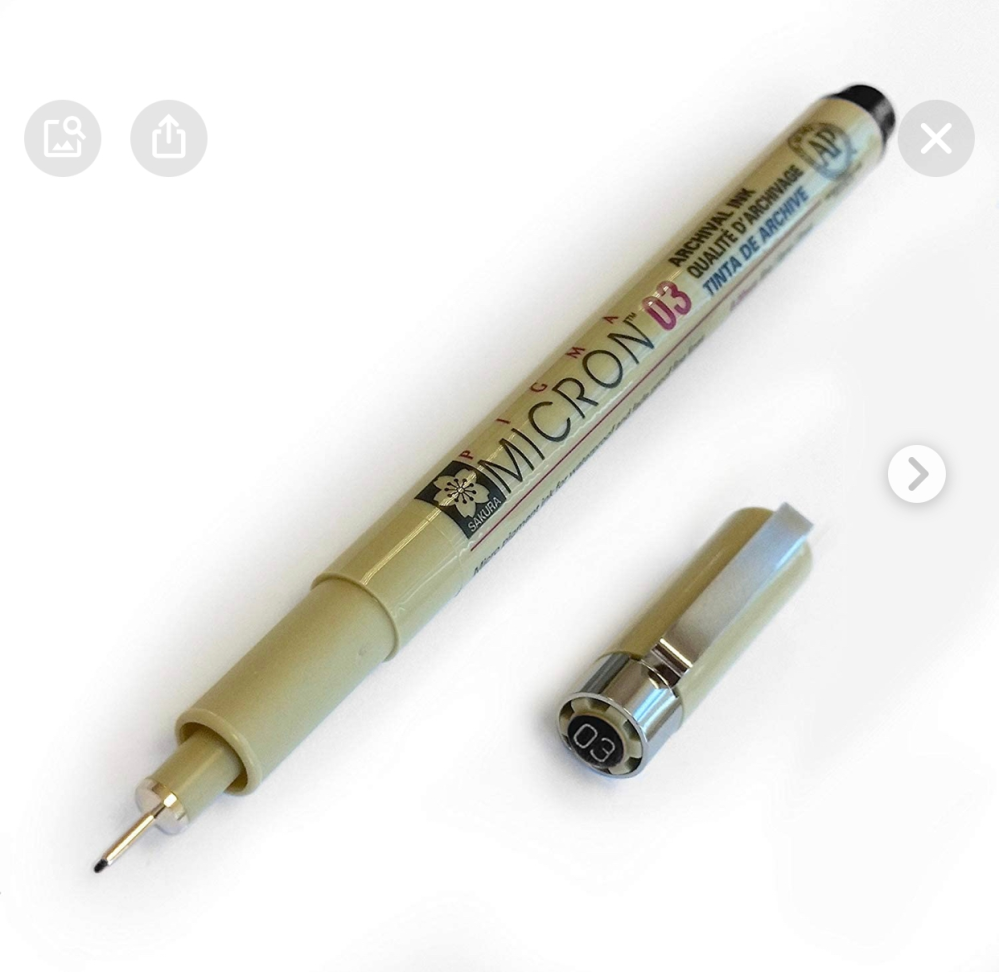 水彩画を描きたい時に縁取りするためのペンを探しているんですけど、この画像のペンの代わりにコピックのマルチライナーでも大丈夫ですか？