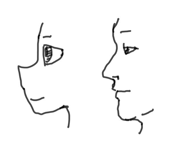 漫画のキャラクターの横顔に違和感があります 鼻の位置が高い 鼻の Yahoo 知恵袋