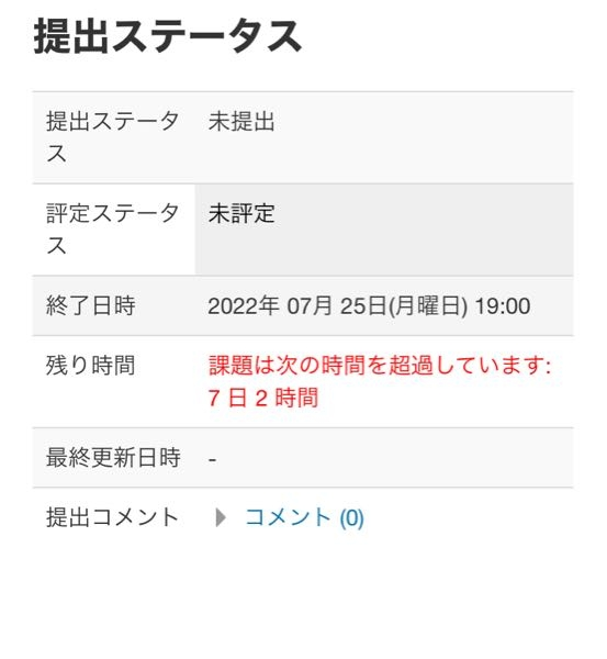 Moodleについて質問です 提出しようと思ったところ画像のように Yahoo 知恵袋