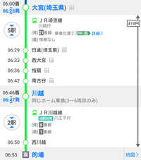 ｢同じホーム乗換(3~6両目のみ)｣とはどういった意味なのでしょうか。教えていただけると幸いです。 