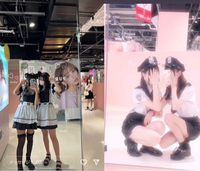 この写真は２つとも同じ場所なのでしょうか？？
大阪で、コスプレ衣装をかりてプリクラを撮れるところを知りたいので教えてほしいです！ 