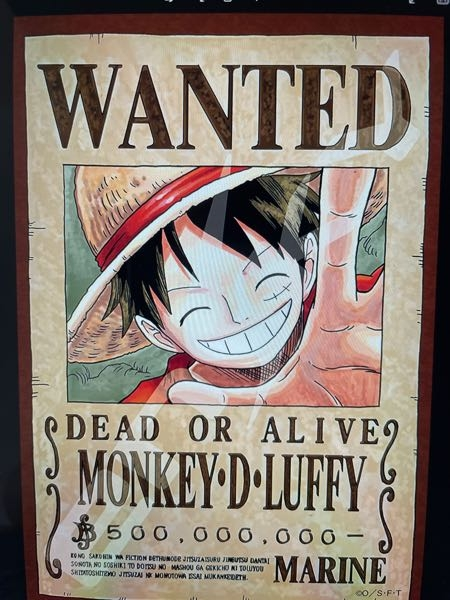 ルフィの指名手配の画像 ってこれであってますか あとエースの場合は Yahoo 知恵袋