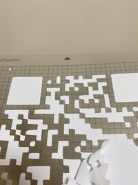 シルエットカメオでqrコードをカットしようと思いましたが うまく角が出ません Yahoo 知恵袋