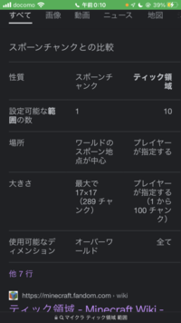 マインクラフトbe版でティック範囲ってサバイバルにありますか Yahoo 知恵袋