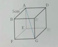 中学3年の数学です 一辺が5cmの立方体の対角線の長さを求め Yahoo 知恵袋