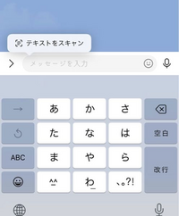 iOS16にアップデートしたらLINEでこんな感じになってコピペができないんですけどこのテキストをスキャンを消す方法ってありますか？、 