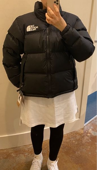 ザノースフェイスのダウンを買ったのですがこのサイズ私にあってます 