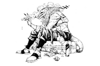 この画像は田ヶ喜一さんというイラストレーターの絵なのですが 影を線で描く絵柄 Yahoo 知恵袋