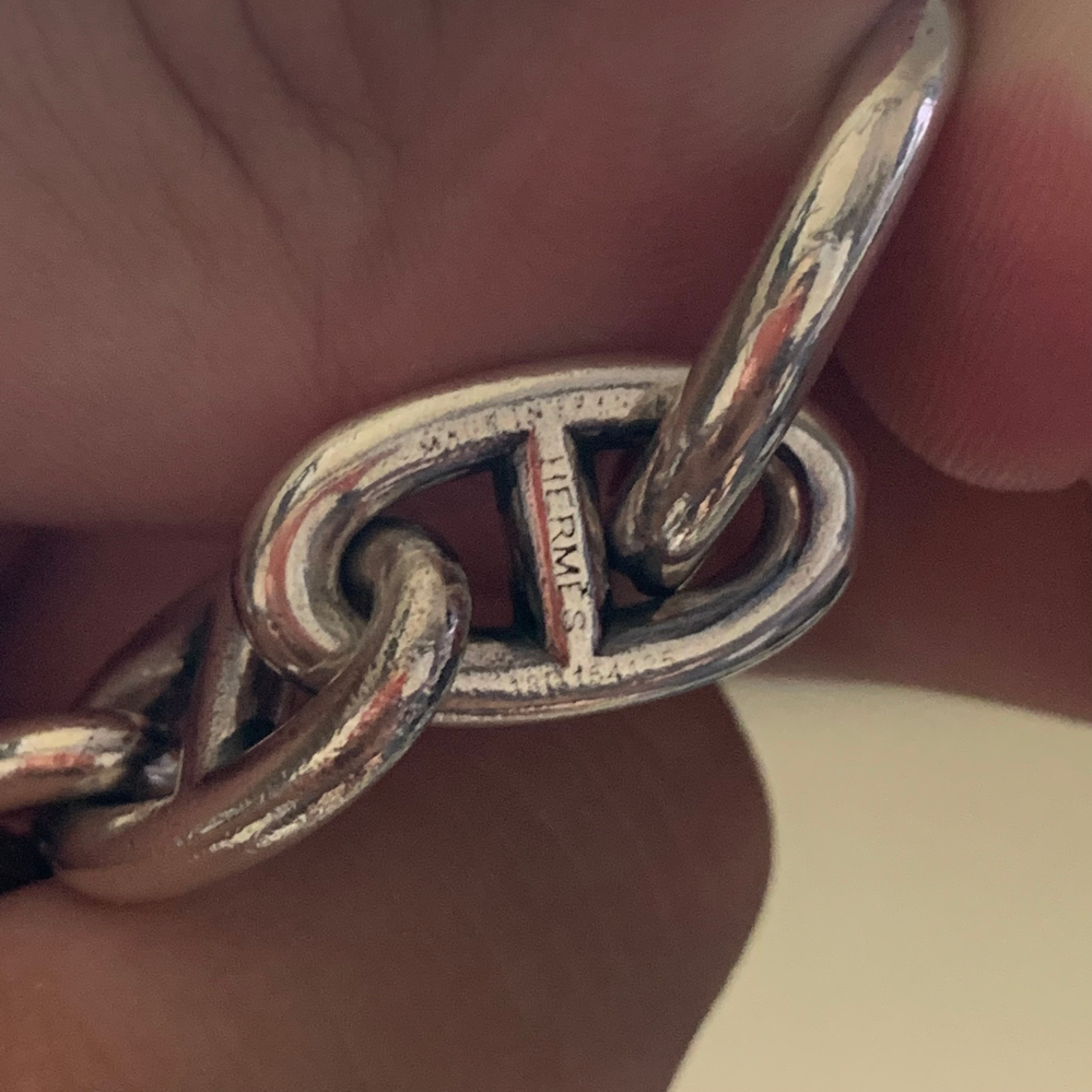 シェーヌダンクル 刻印 HERMES ヴィンテージ シェーヌダンクル 