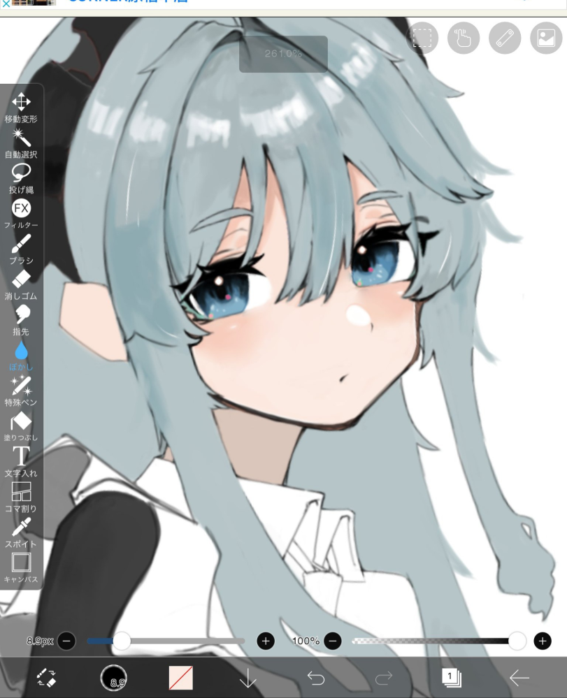 コロナで会えない友達や身内に絵のプレゼント！手書きの女性の絵！ hz12_1.jpg