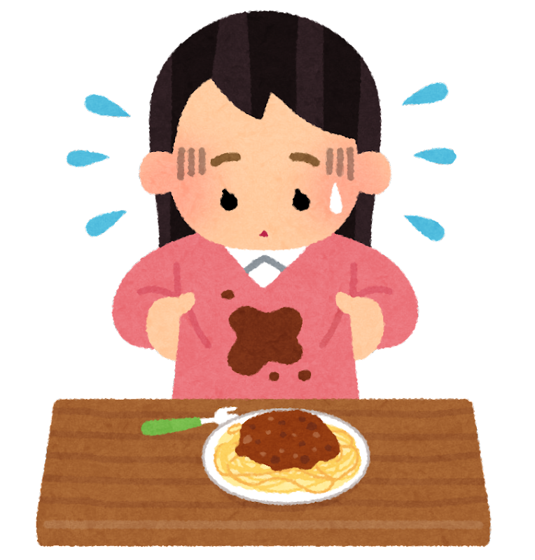 このイラストの女性は 何をしているところかわかりますか 食べて Yahoo 知恵袋