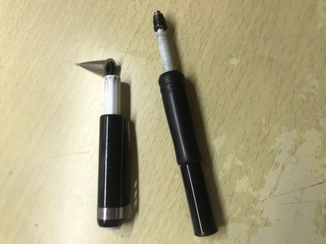 シャーペンが壊れてしまいました。 - ぺんてるから出ているタフシャ
