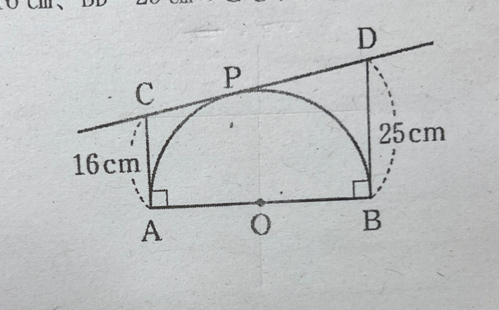 この問題を教えて頂きたいです(><)お願いします。 - 右の図のように