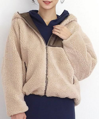 このようなモコモコしているアウターを着ている人を最近あまり見ないの  