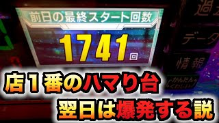 3日前に当たりました パチンコデータの「前日最終スタート」て、当たりなかったら前々